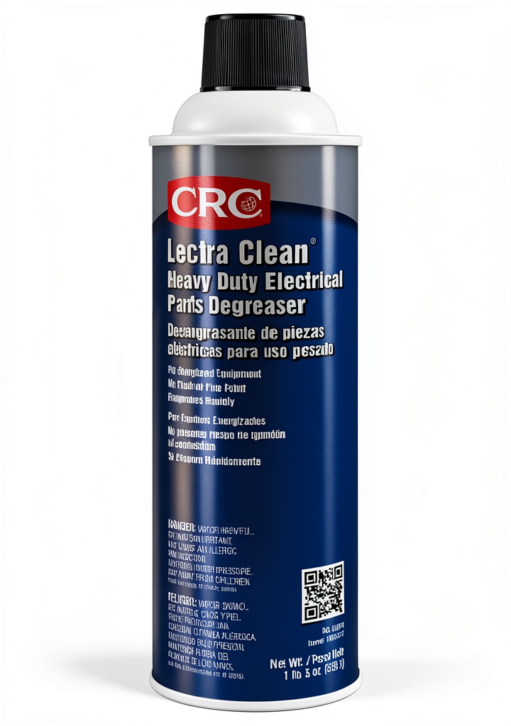 Lectra Clean 19 oz electrical degreaser aerosol cans stacked on a metal workbench