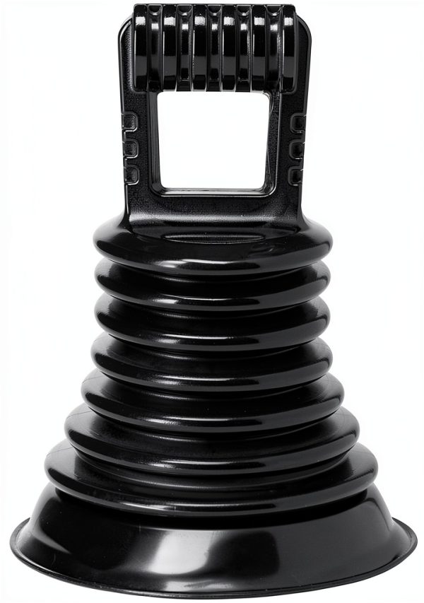 LDR Bellows Sink and Drain Plunger 512-3420-K Black Compact-0