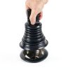 LDR Bellows Sink and Drain Plunger 512-3420-K Black Compact-2