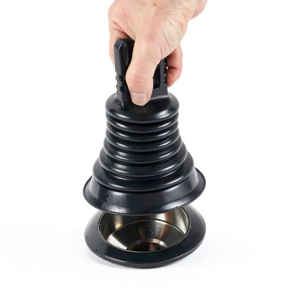 LDR Bellows Sink and Drain Plunger 512-3420-K Black Compact-2