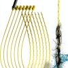 35inch Drain Clog Remover, Drain Cleaner Hair Clog Remover with Rotating Handle and 7 Refills, Drain Hair Remover Plumbing Snake, Easy and Quick Unclog Bathtub Drain, Sink, Shower (7 Pack)-0