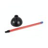 Boardwalk Toilet Plunger 18in Handle for 5-5/8in Bowls Red/Black-1