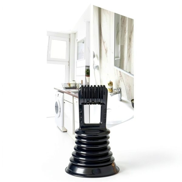 LDR Bellows Sink and Drain Plunger 512-3420-K Black Compact-5